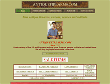 Tablet Screenshot of antiquefirearms.com
